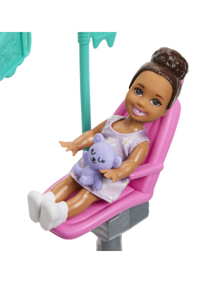 MTJCR71_JMK14,Barbie Set De Joaca Papusa Barbie Blonda Face Cariera Dentist