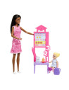 MTJCR71_JMK17,Barbie Set De Joaca Papusa Barbie Bruneta Mulatra Face Cariera Profesoara