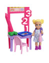 MTJCR71_JMK17,Barbie Set De Joaca Papusa Barbie Bruneta Mulatra Face Cariera Profesoara
