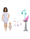 MTJCR71_JMK15,Barbie Set De Joaca Papusa Barbie Bruneta Face Cariera Dentist