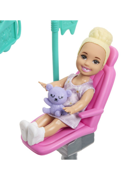 MTJCR71_JMK15,Barbie Set De Joaca Papusa Barbie Bruneta Face Cariera Dentist