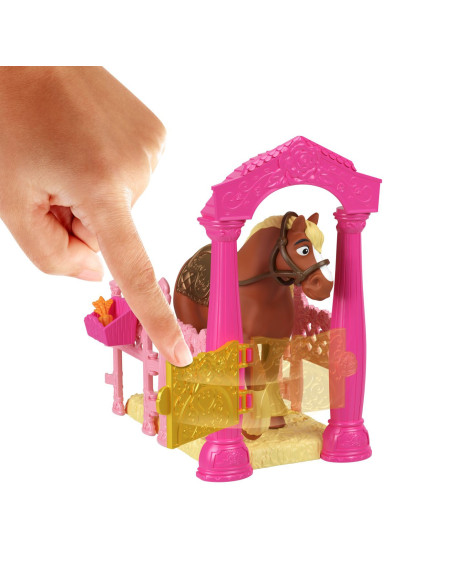 MTJHH06_JHH09,Disney Princess Set De Joaca Grajdul Regal Al Lui Belle Papusa Si Accesorii