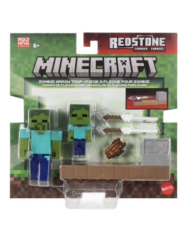 MTJKK00_JKK03,Minecraft Redstone Charged Set Capcana Cu Sageti Pentru Zombi Figurina Cu Accesorii