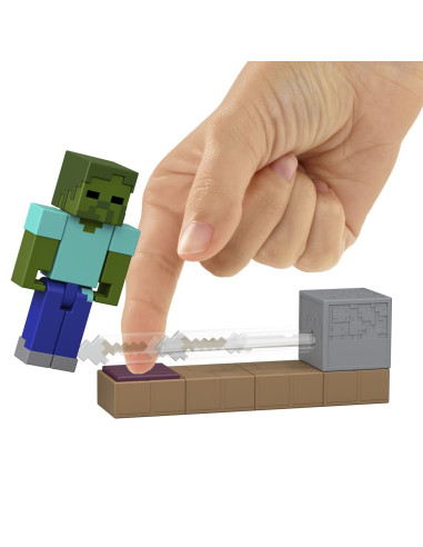 MTJKK00_JKK03,Minecraft Redstone Charged Set Capcana Cu Sageti Pentru Zombi Figurina Cu Accesorii