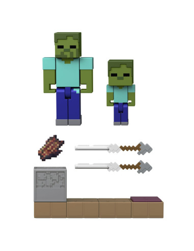 MTJKK00_JKK03,Minecraft Redstone Charged Set Capcana Cu Sageti Pentru Zombi Figurina Cu Accesorii