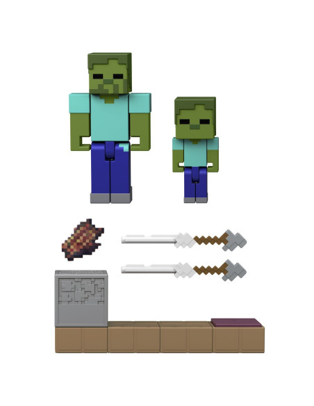 MTJKK00_JKK03,Minecraft Redstone Charged Set Capcana Cu Sageti Pentru Zombi Figurina Cu Accesorii