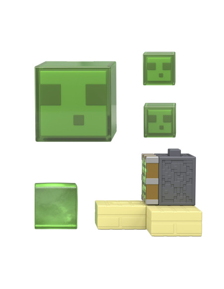 MTJKK00_JKK01,Minecraft Redstone Charged Set Capcana Cu Piston Lipicios Figurina Cu Accesorii