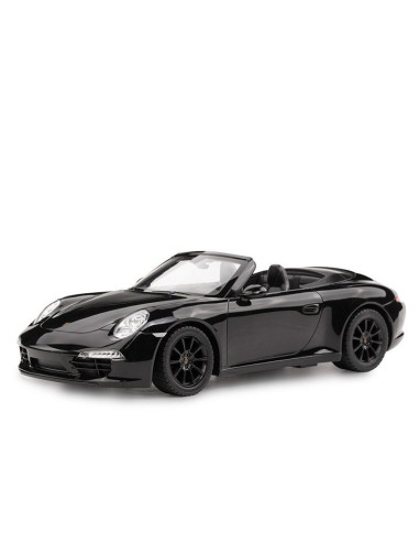 Ras47700_Negru,Masina Cu Telecomanda Porsche 911 Carrera S Negru Cu Scara 1 La 12
