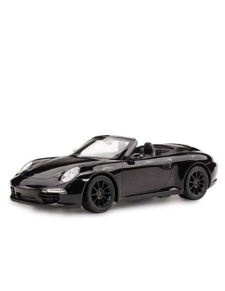 Ras47700_Negru,Masina Cu Telecomanda Porsche 911 Carrera S Negru Cu Scara 1 La 12