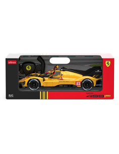Ras10110_Galben,Masina Cu Telecomanda Ferrari 499p N83 Galben Scara 1 La 14