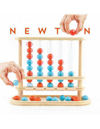 VV-6045061,Joc Marbles Newton 5 In Linie Din Lemn