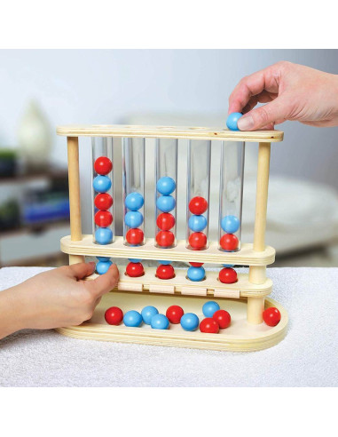 VV-6045061,Joc Marbles Newton 5 In Linie Din Lemn