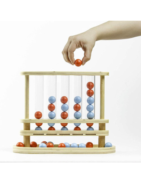 VV-6045061,Joc Marbles Newton 5 In Linie Din Lemn