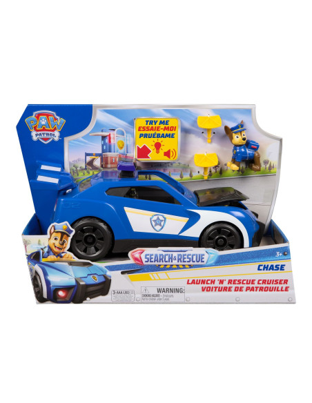 VV-6074962,Patrula Catelusilor Cauta Si Salveaza Set Masinuta De Salvare Cu Lumini Si Sunete Cruiser Si Figurina Chase