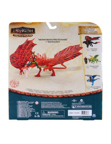 VV-6075543,Cum Sa Iti Dresezi Dragonul Incercarea Flacarii Set Dragon Monstrous Nightmare Si Figurina Snotlout