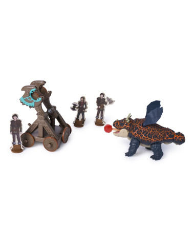 VV-6075575_20156293,Cum Sa Iti Dresezi Dragonul Incercarea Flacarii Set De Joaca Catapulta Explozie Si Dragonul Gronckle