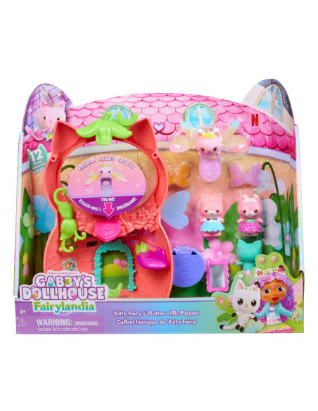 VV-6075567,Gabbys Dollhouse Fairylandia Set De Joaca Zana Pisicutei Cu Figurine Si Accesorii