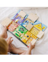 VV-6075185,Melissa And Doug Set De Invatare Placa Cu Zavoare Din Lemn