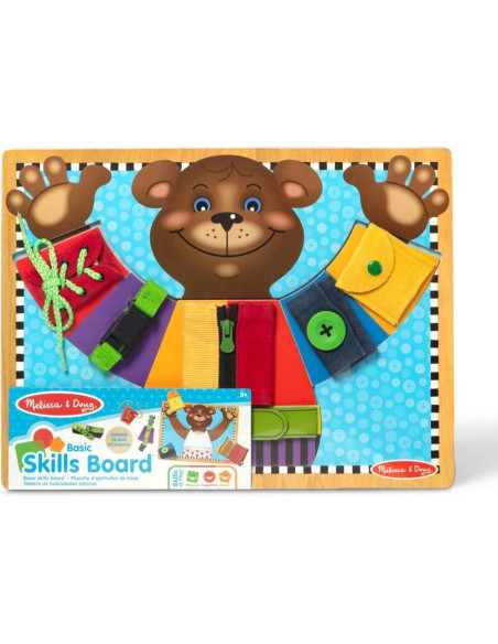 VV-6075184,Melissa And Doug Set De Joaca Abilitati De Baza Din Lemn