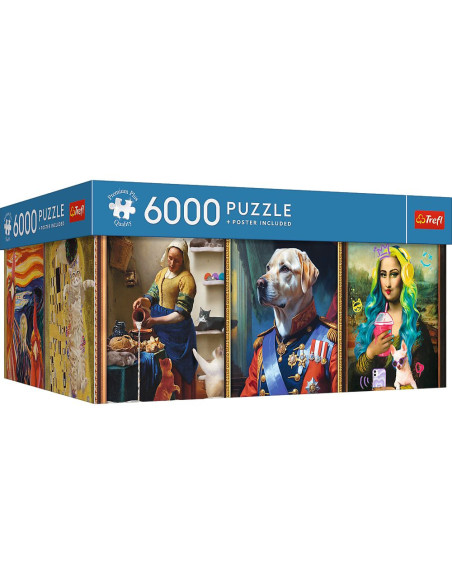 VV-81048,Puzzle Trefl 6000 Premium Plus Colectie De Arta Distractiva Cu Poster Inclus