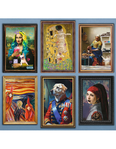 VV-81048,Puzzle Trefl 6000 Premium Plus Colectie De Arta Distractiva Cu Poster Inclus
