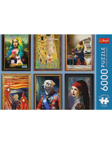 VV-81048,Puzzle Trefl 6000 Premium Plus Colectie De Arta Distractiva Cu Poster Inclus
