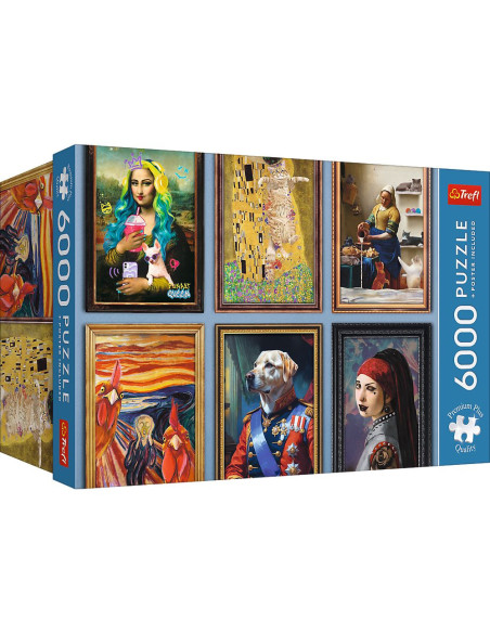 VV-81048,Puzzle Trefl 6000 Premium Plus Colectie De Arta Distractiva Cu Poster Inclus
