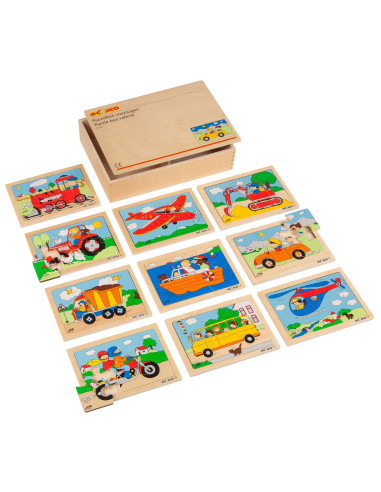 E522350,Puzzle cu vehicule