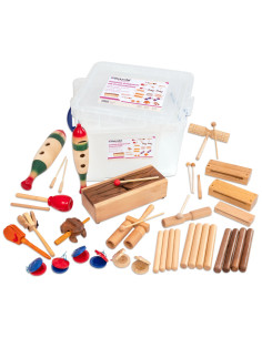 Vin84343,Sunete din lemn - set de 25 instrumente