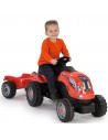 Tractor cu pedale si remorca Smoby Farmer XL rosu,S7600710108