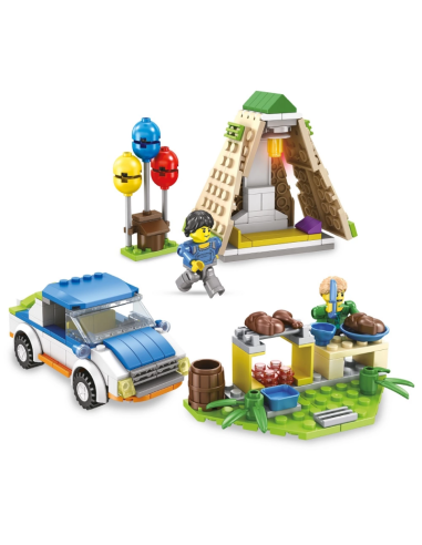 Set de constructie Alleblox Camping...