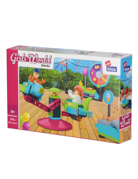 Set de constructie Alleblox Girls World - in parc - AB6026 / 547906, 130 piese, 6+