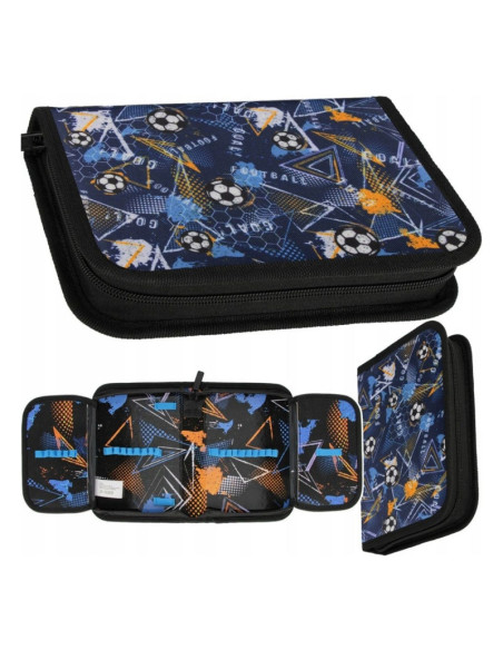 Penar neechipat Starpak Football, 1 fermoar, 2 extensii, 13.5x20.5x4cm, 550994