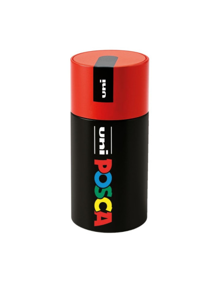 Set 13x Marker UNI Posca, cutie metalica forma marker (PC-3M, PC-5M, PC-5MR)