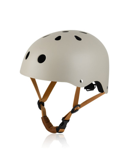 BN-LO-HELMET_BEIGE_SAND,Casca pentru copii, Lionelo, Reglabila 50-56 cm, Din ABS si EPS, Conform cu standardul EN1078, Bej