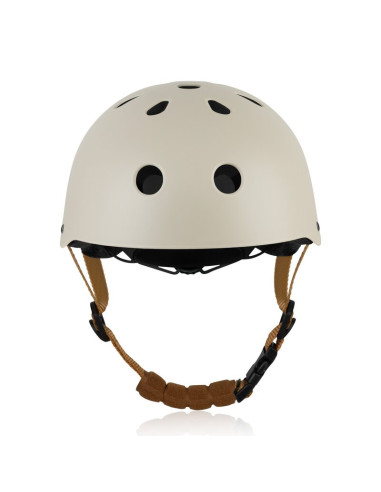 BN-LO-HELMET_BEIGE_SAND,Casca pentru copii, Lionelo, Reglabila 50-56 cm, Din ABS si EPS, Conform cu standardul EN1078, Bej