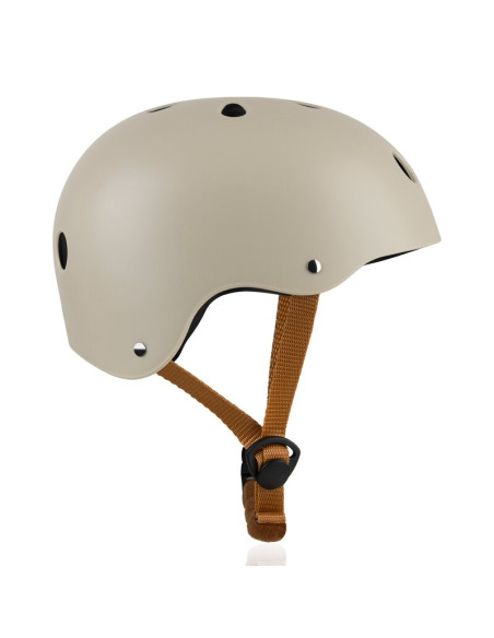 BN-LO-HELMET_BEIGE_SAND,Casca pentru copii, Lionelo, Reglabila 50-56 cm, Din ABS si EPS, Conform cu standardul EN1078, Bej