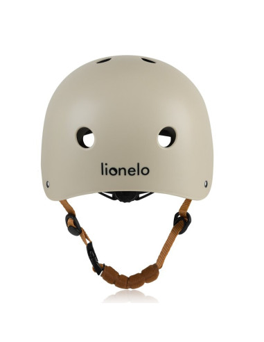 BN-LO-HELMET_BEIGE_SAND,Casca pentru copii, Lionelo, Reglabila 50-56 cm, Din ABS si EPS, Conform cu standardul EN1078, Bej