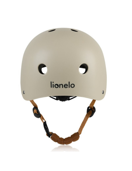 BN-LO-HELMET_BEIGE_SAND,Casca pentru copii, Lionelo, Reglabila 50-56 cm, Din ABS si EPS, Conform cu standardul EN1078, Bej