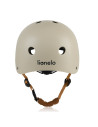 BN-LO-HELMET_BEIGE_SAND,Casca pentru copii, Lionelo, Reglabila 50-56 cm, Din ABS si EPS, Conform cu standardul EN1078, Bej