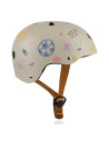 BN-LO-HELMET_BEIGE_SAND,Casca pentru copii, Lionelo, Reglabila 50-56 cm, Din ABS si EPS, Conform cu standardul EN1078, Bej