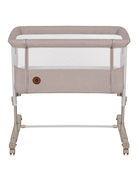 BN-LO-AURORA_BEIGE_CAPPUCCINO,Patut co-sleeper, Lionelo, Aurora, 3 in 1, Cu leganare si setare unghiulara, Cu saltea, 0 luni+, C
