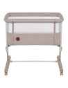 BN-LO-AURORA_BEIGE_CAPPUCCINO,Patut co-sleeper, Lionelo, Aurora, 3 in 1, Cu leganare si setare unghiulara, Cu saltea, 0 luni+, C