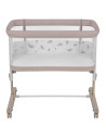 BN-LO-AURORA_BEIGE_CAPPUCCINO,Patut co-sleeper, Lionelo, Aurora, 3 in 1, Cu leganare si setare unghiulara, Cu saltea, 0 luni+, C