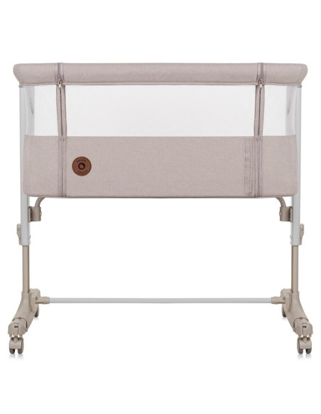 BN-LO-AURORA_BEIGE_CAPPUCCINO,Patut co-sleeper, Lionelo, Aurora, 3 in 1, Cu leganare si setare unghiulara, Cu saltea, 0 luni+, C