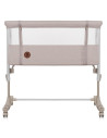 BN-LO-AURORA_BEIGE_CAPPUCCINO,Patut co-sleeper, Lionelo, Aurora, 3 in 1, Cu leganare si setare unghiulara, Cu saltea, 0 luni+, C