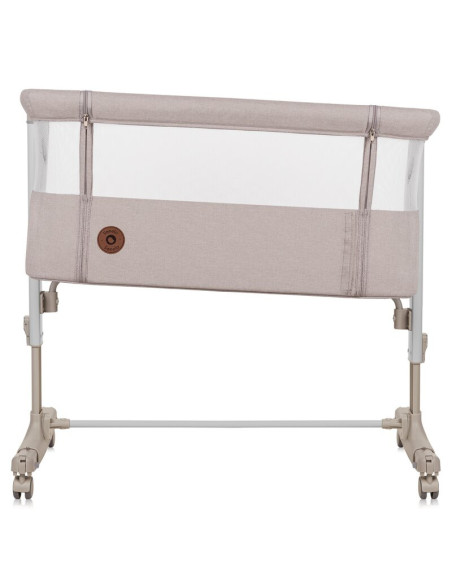 BN-LO-AURORA_BEIGE_CAPPUCCINO,Patut co-sleeper, Lionelo, Aurora, 3 in 1, Cu leganare si setare unghiulara, Cu saltea, 0 luni+, C