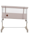 BN-LO-AURORA_BEIGE_CAPPUCCINO,Patut co-sleeper, Lionelo, Aurora, 3 in 1, Cu leganare si setare unghiulara, Cu saltea, 0 luni+, C