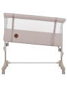 BN-LO-AURORA_BEIGE_CAPPUCCINO,Patut co-sleeper, Lionelo, Aurora, 3 in 1, Cu leganare si setare unghiulara, Cu saltea, 0 luni+, C