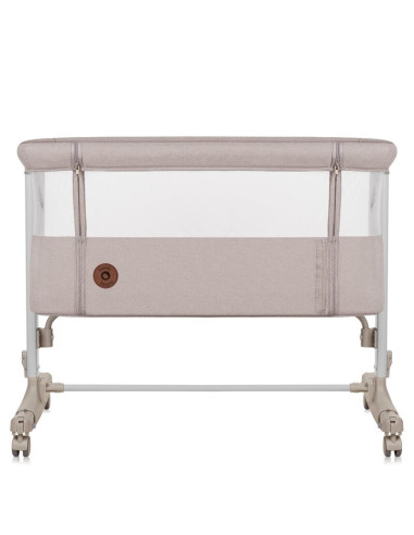 BN-LO-AURORA_BEIGE_CAPPUCCINO,Patut co-sleeper, Lionelo, Aurora, 3 in 1, Cu leganare si setare unghiulara, Cu saltea, 0 luni+, C